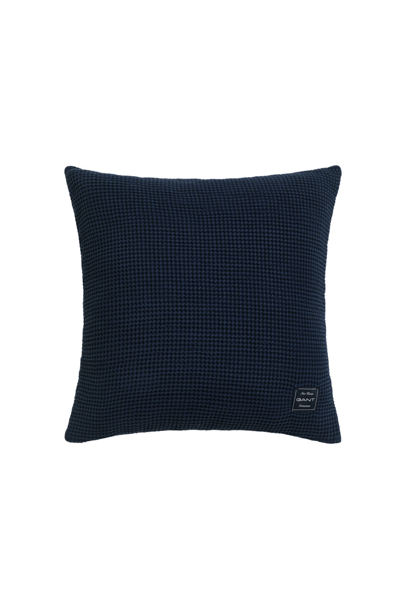 DEKORAČNÍ POVLAK NA POLŠTÁŘ GANT COTTON WAFFLE CUSHION 50X50 MARINE