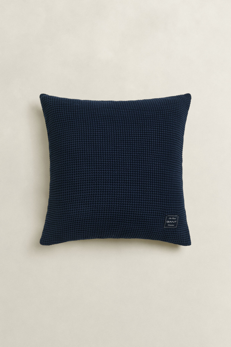 E-shop DEKORAČNÍ POVLAK NA POLŠTÁŘ GANT COTTON WAFFLE CUSHION 50X50 MARINE