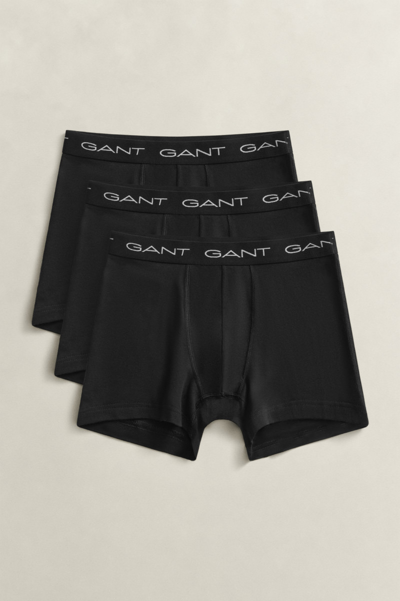 SPODNÍ PRÁDLO GANT BOXER BRIEF 3-PACK BLACK