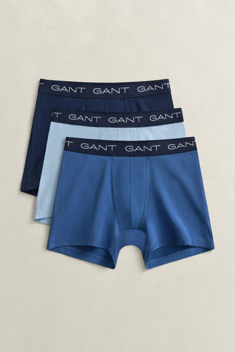 SPODNÍ PRÁDLO GANT BOXER BRIEF 3-PACK VINTAGE BLUE