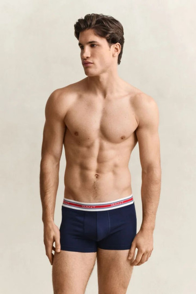 SPODNÁ BIELIZEŇ GANT STRIPED WAISTBAND TRUNK 3-PACK - Fotografia č. 3