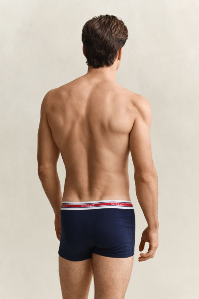 SPODNÁ BIELIZEŇ GANT STRIPED WAISTBAND TRUNK 3-PACK - Fotografia č. 4