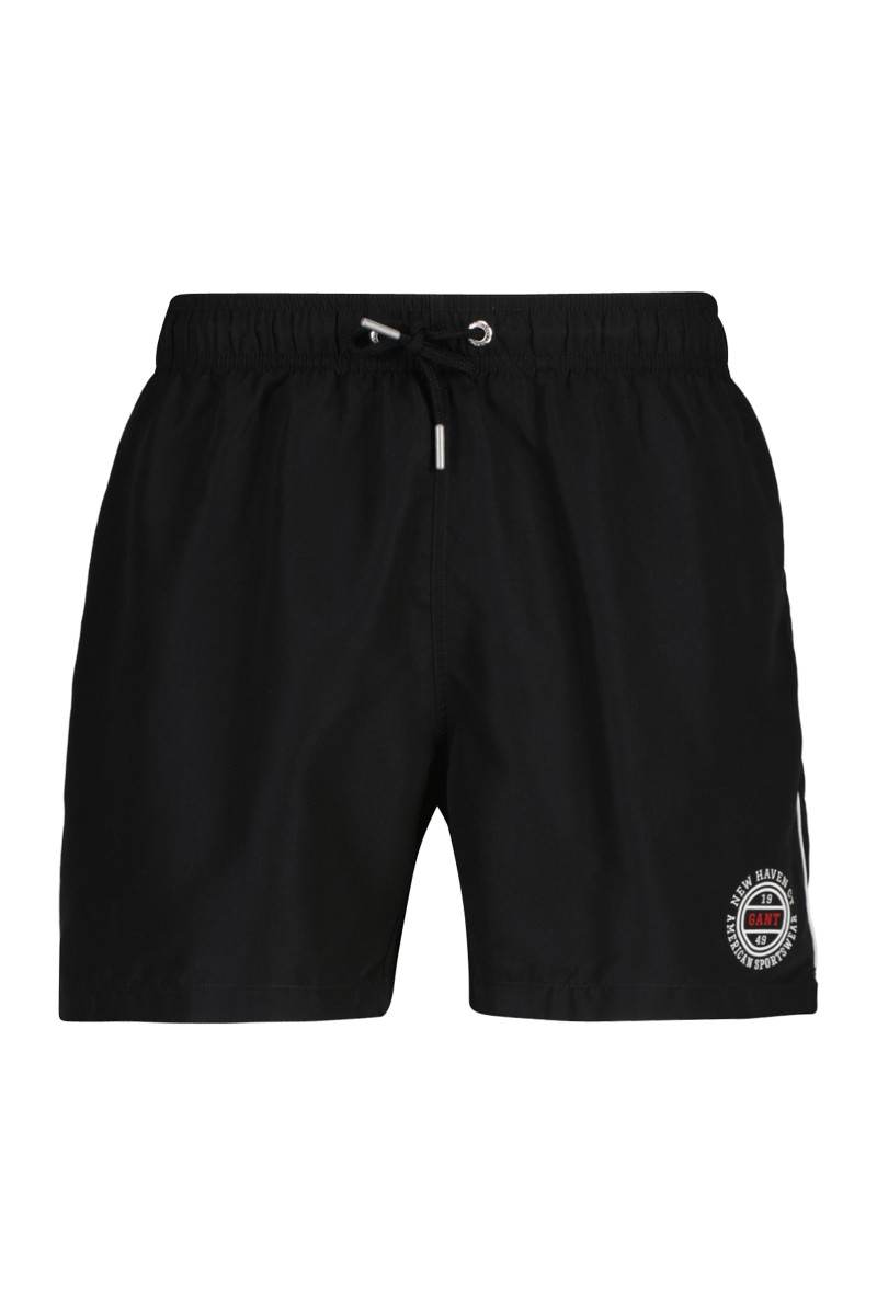 PLAVKY GANT QUICK DRY SWIM SHORTS BLACK