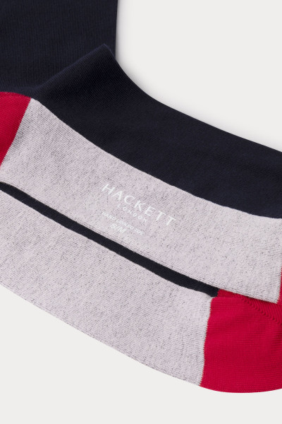 ZOKNI HACKETT LONDON COLOUR BLOCK SOCKS - Kép 3