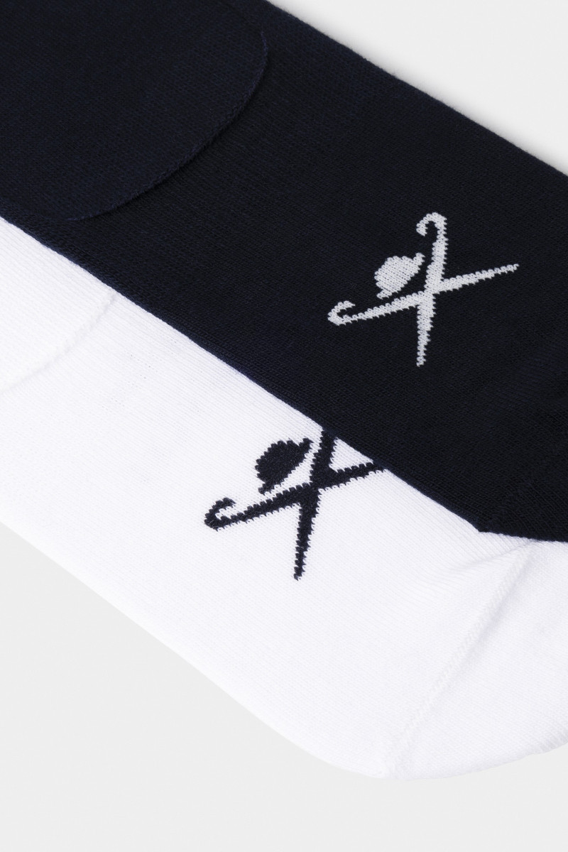 Ponožky Hackett London No Show Solid Socks 2-Pack Navy