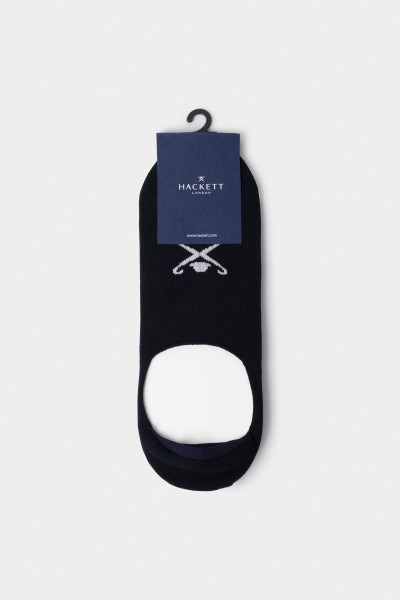 ZOKNI HACKETT LONDON NO SHOW SOLID SOCKS 2-PACK - Kép 2