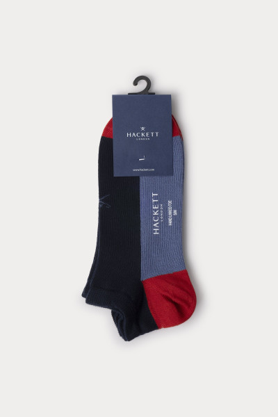 ZOKNI HACKETT LONDON TRAINER CONTRAST SOCKS 2-PACK - Kép 2