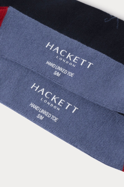 ZOKNI HACKETT LONDON TRAINER CONTRAST SOCKS 2-PACK - Kép 3
