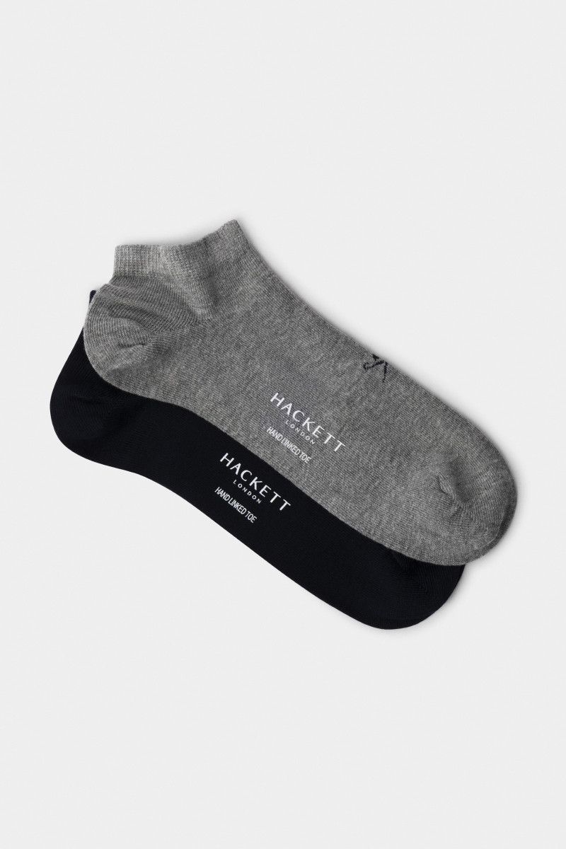 Ponožky Hackett London Trainer Solid Socks 2-Pack Navy