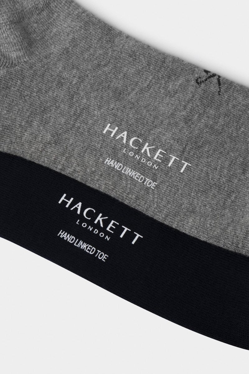 Ponožky Hackett London Trainer Solid Socks 2-Pack Navy