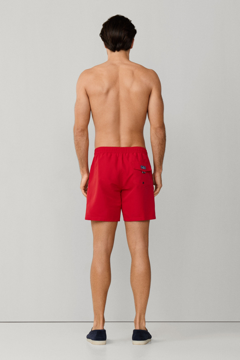 Plavky Hackett London Icon Solid Light Red
