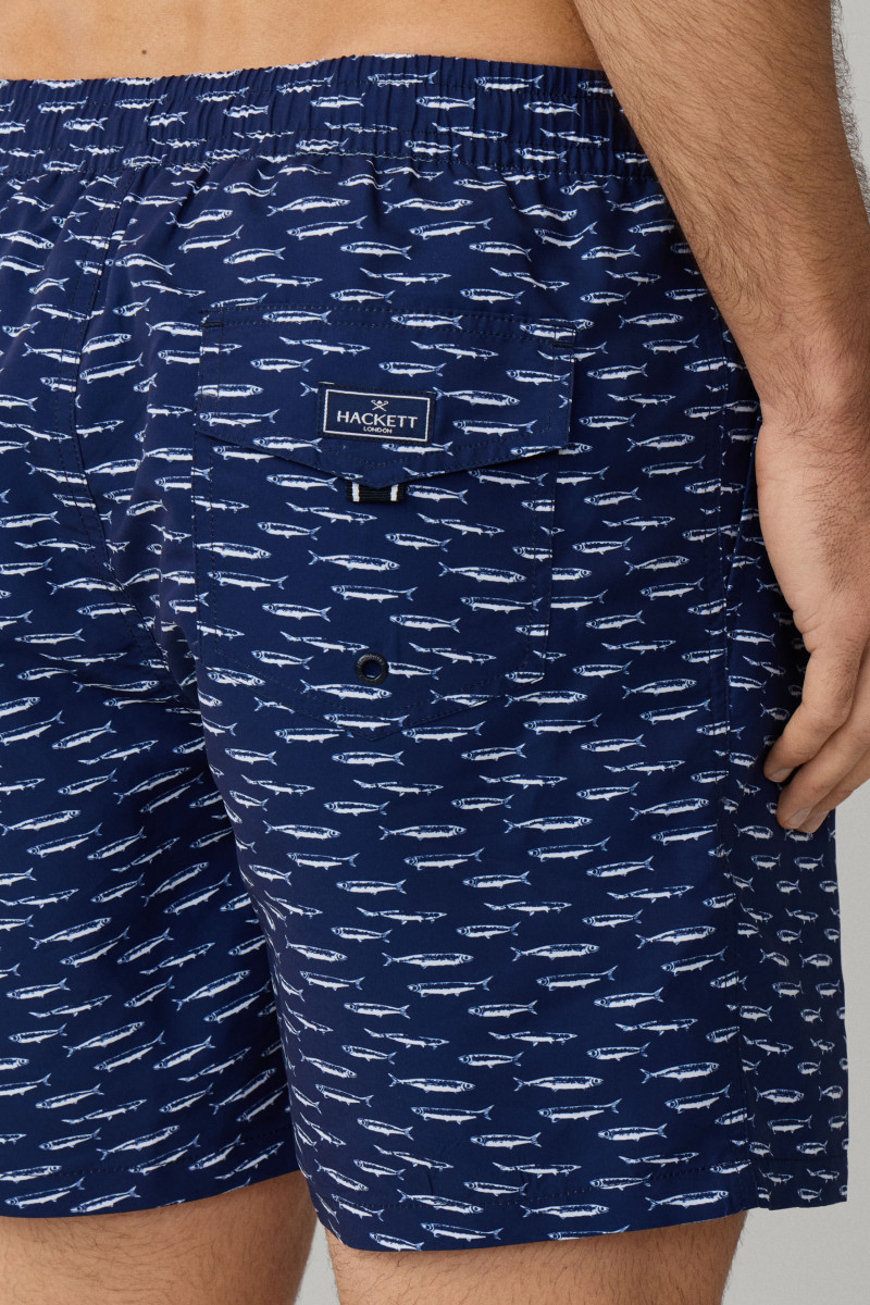Plavky Hackett London Sardines Ink Blue