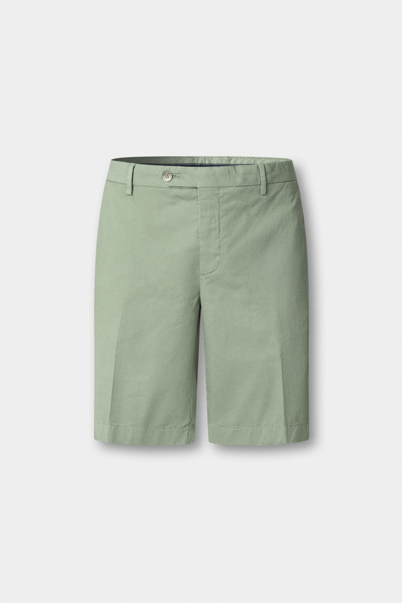 Šortky Hackett London Ultra Lw Chino Shrt Sage Green