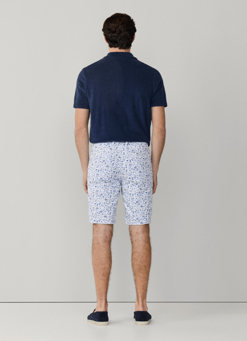 Šortky Hackett London Reversible Short Off White