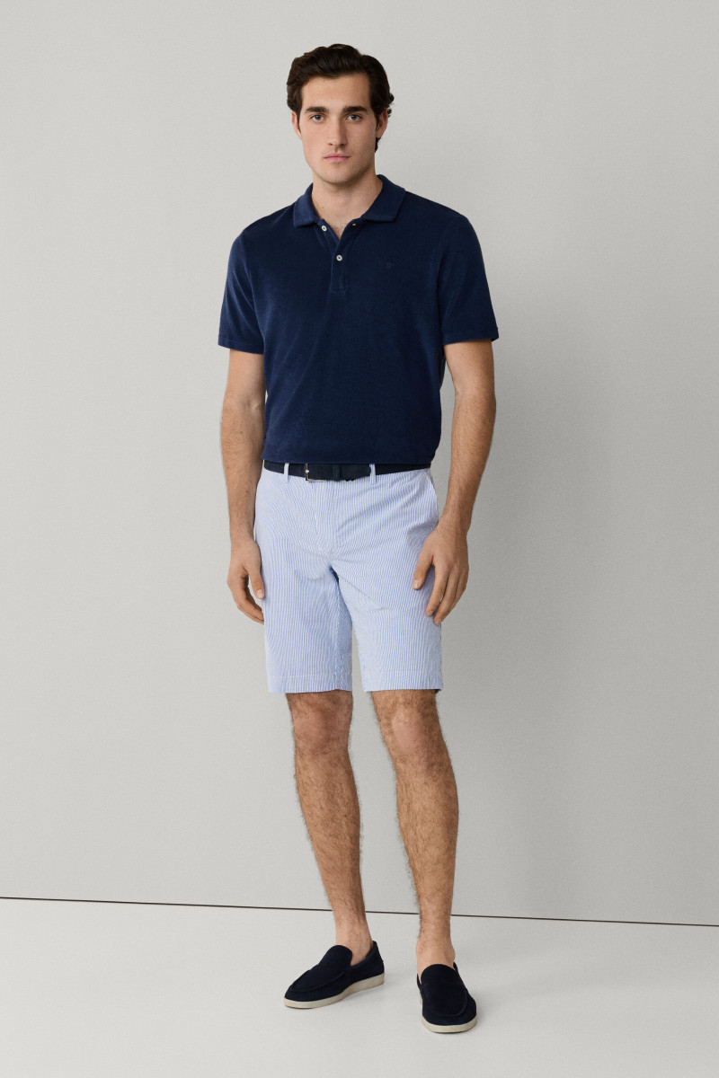 Šortky Hackett London Reversible Short Off White