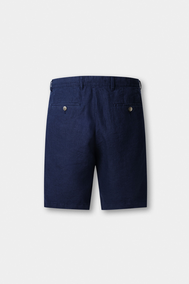 Šortky Hackett London Pd Linen Short Navy