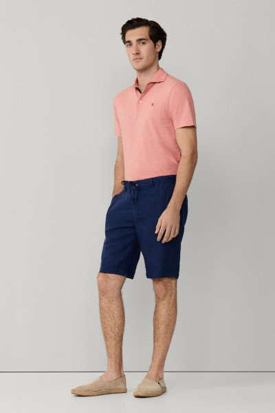 ŠORTKY HACKETT LONDON PD LINEN SHORT - Fotografie č. 7