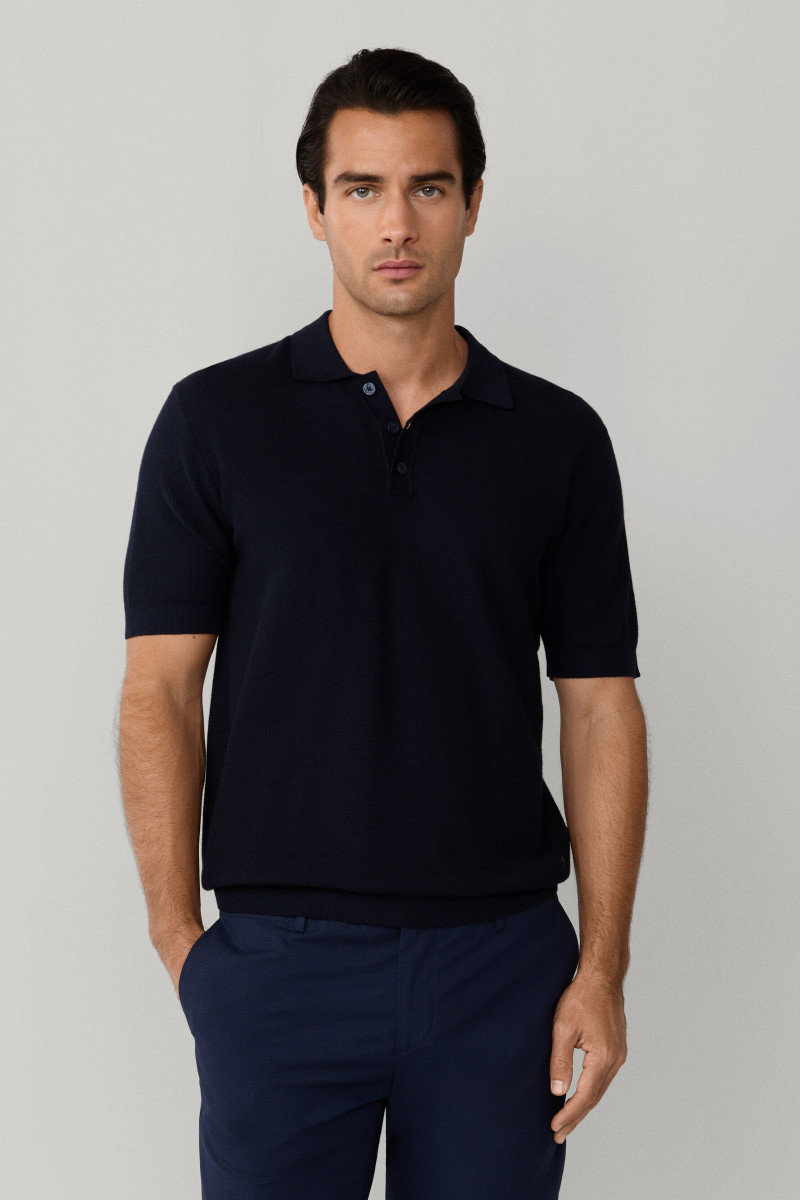 Sveter Hackett London Honeycomb Ss Polo Old Navy