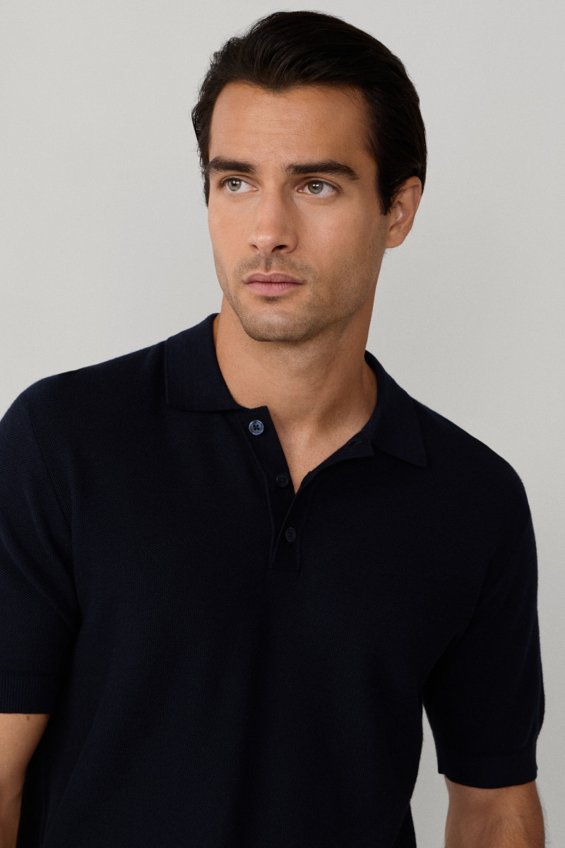 Sveter Hackett London Honeycomb Ss Polo Old Navy