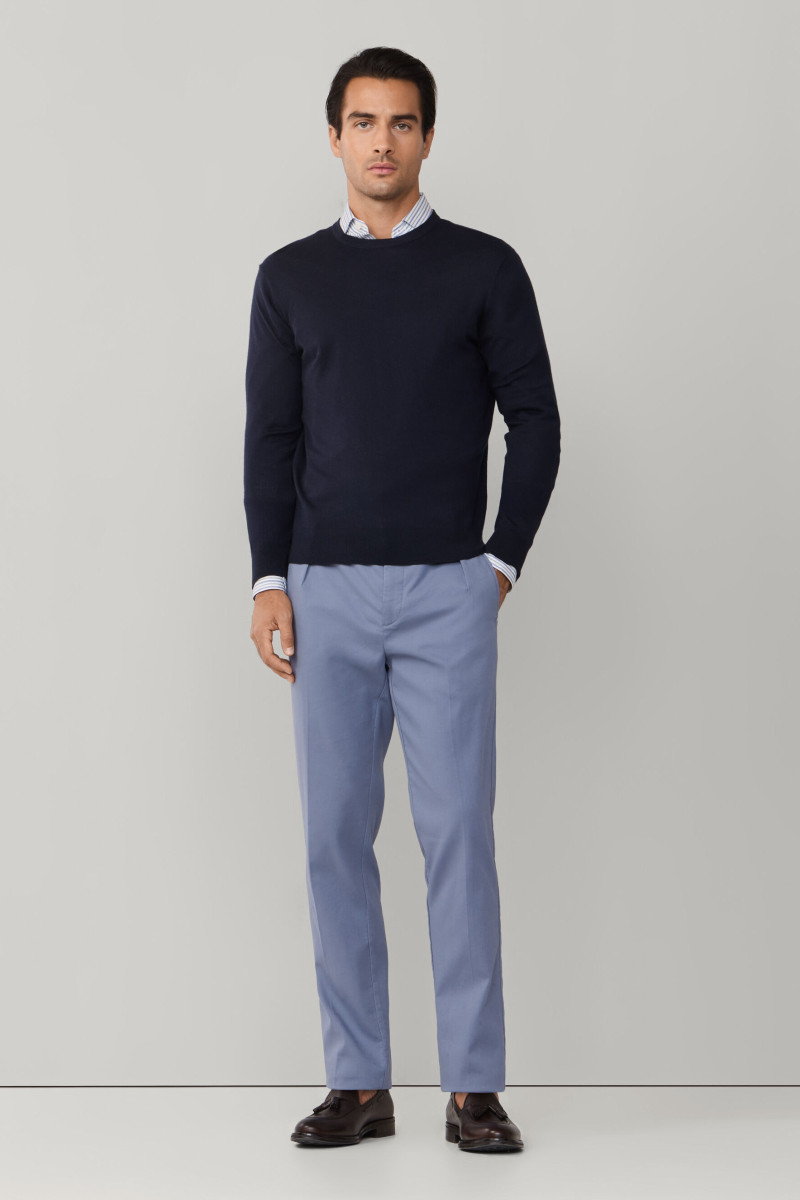 Sveter Hackett London Cotton Cash Crew Old Navy