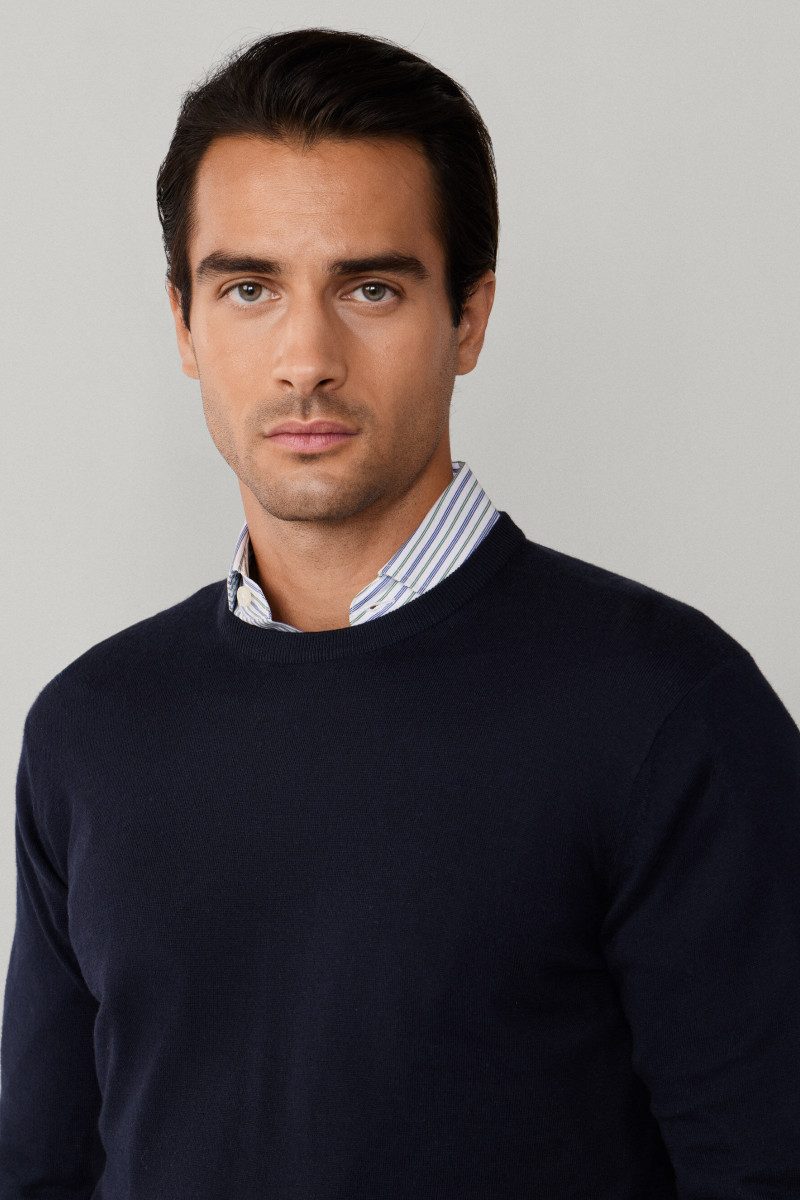 Sveter Hackett London Cotton Cash Crew Old Navy