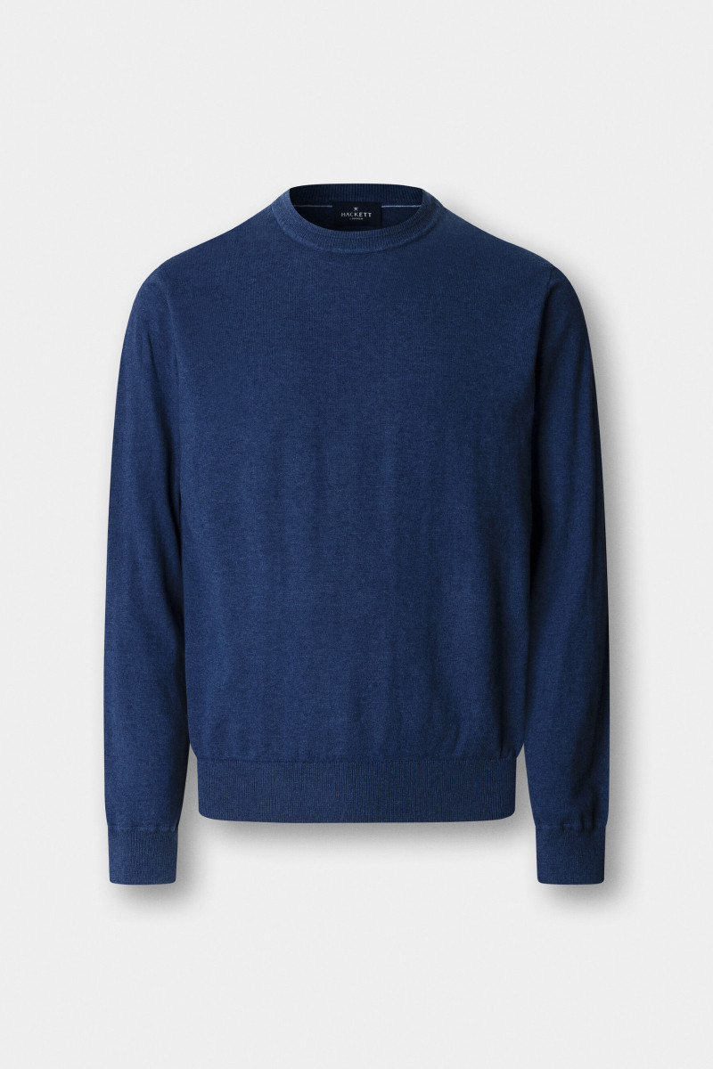 Sveter Hackett London Cotton Linen Crew Old Navy