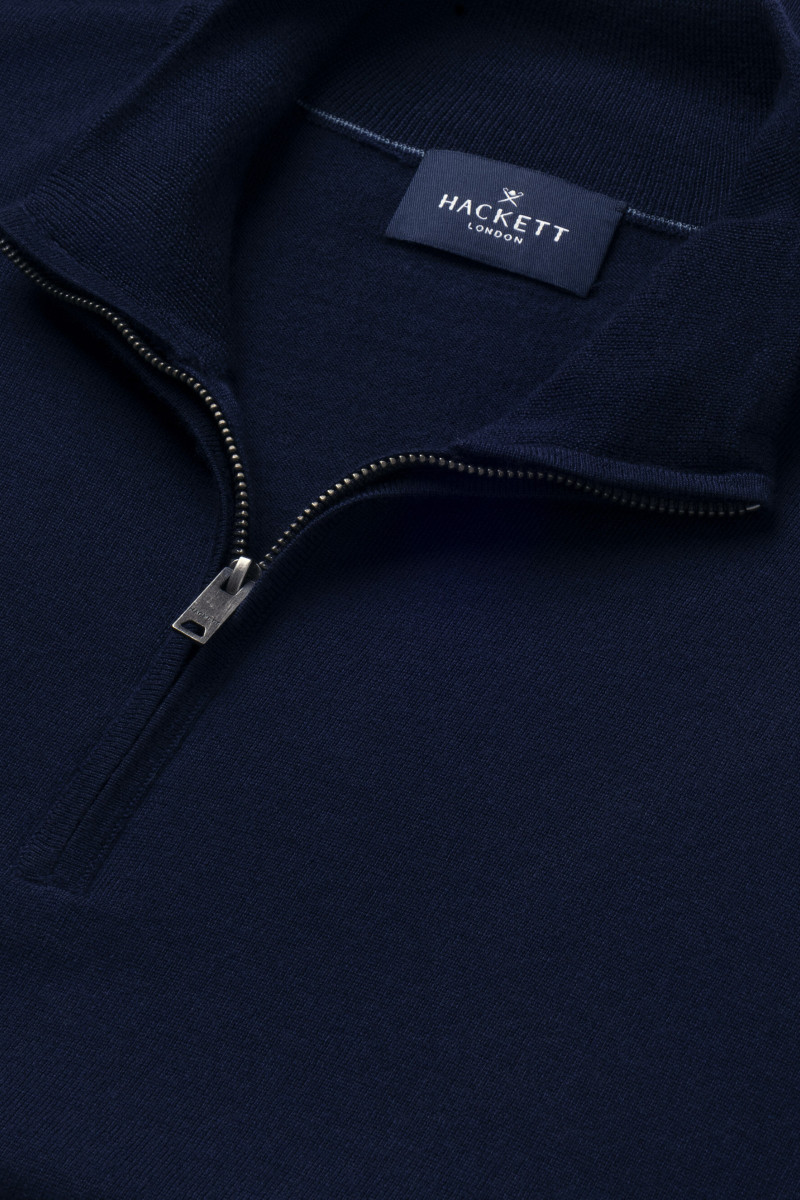 Sveter Hackett London Ess Merino Hzip Old Navy