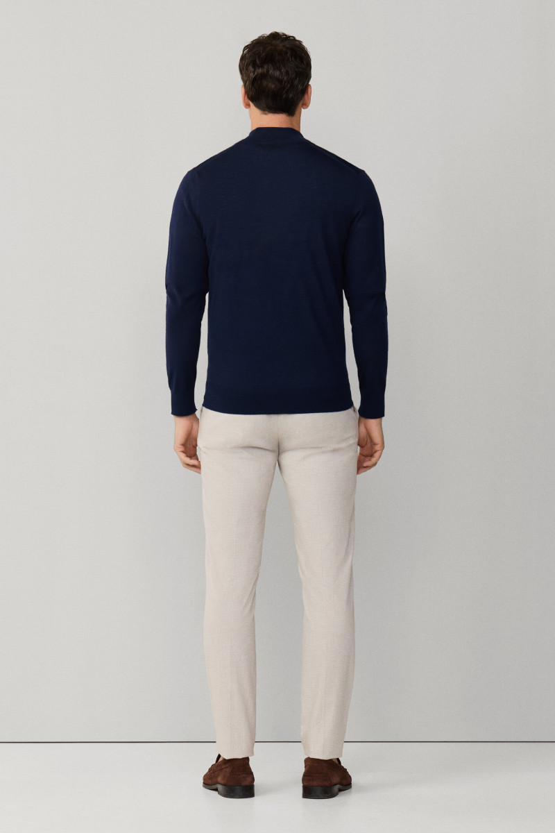 Sveter Hackett London Ess Merino Hzip Old Navy