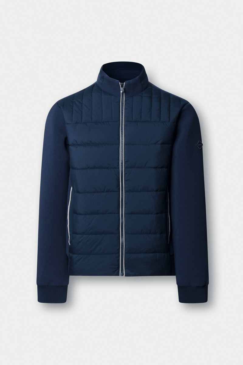 Mikina Hackett London Hs Estate Hybrid Fz Navy