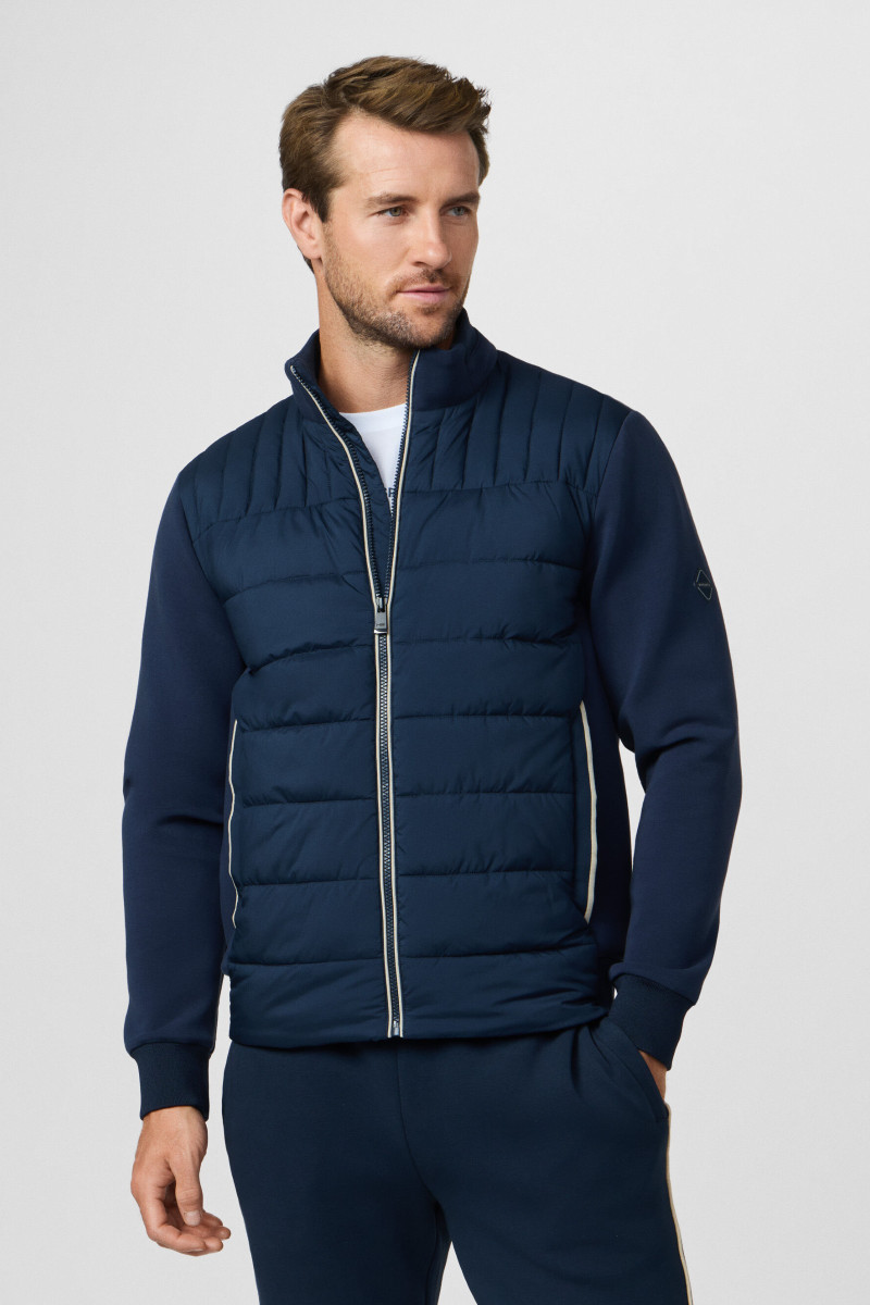 Mikina Hackett London Hs Estate Hybrid Fz Navy