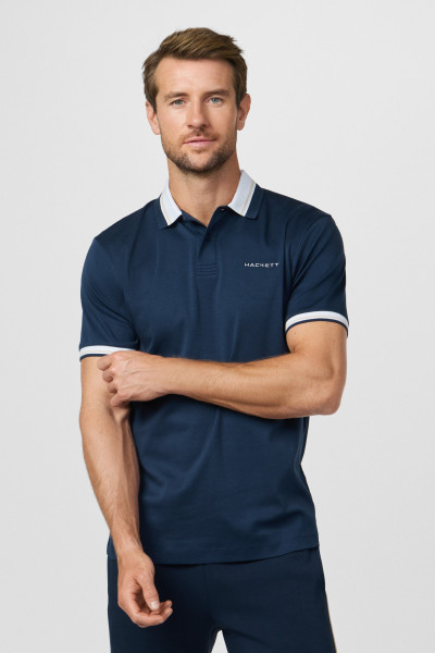 PÓLÓ HACKETT LONDON HS CLUB COLLAR POLO - Kép 6