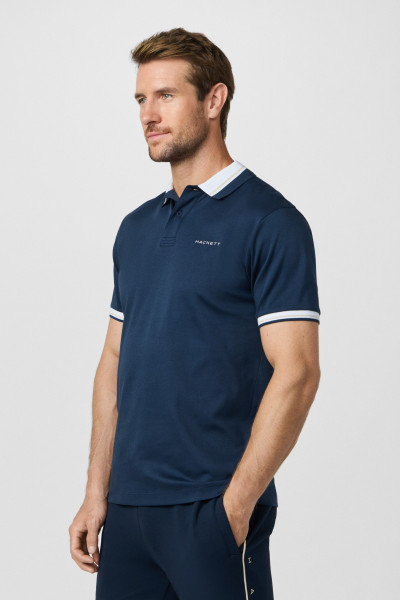 PÓLÓ HACKETT LONDON HS CLUB COLLAR POLO - Kép 5