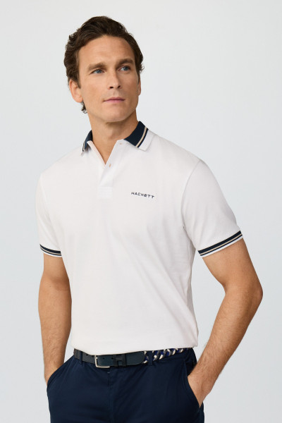 PÓLÓ HACKETT LONDON HS CLUB COLLAR POLO - Kép 1