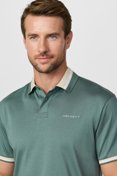 PÓLÓ HACKETT LONDON HS CLUB COLLAR POLO - Kép 4