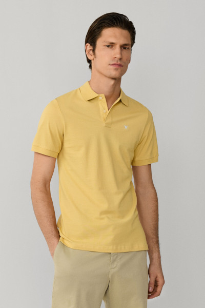 PÓLÓ HACKETT LONDON SLIM FIT LOGO - Kép 6