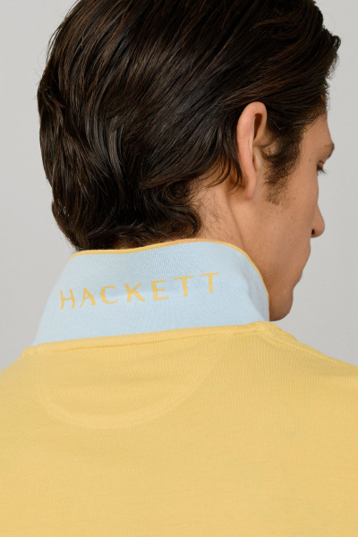 PÓLÓ HACKETT LONDON SLIM FIT LOGO - Kép 5