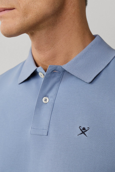 PÓLÓ HACKETT LONDON SLIM FIT LOGO - Kép 4