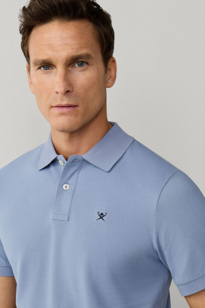 PÓLÓ HACKETT LONDON SLIM FIT LOGO - Kép 6