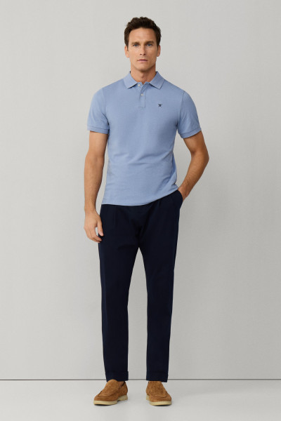PÓLÓ HACKETT LONDON SLIM FIT LOGO - Kép 2