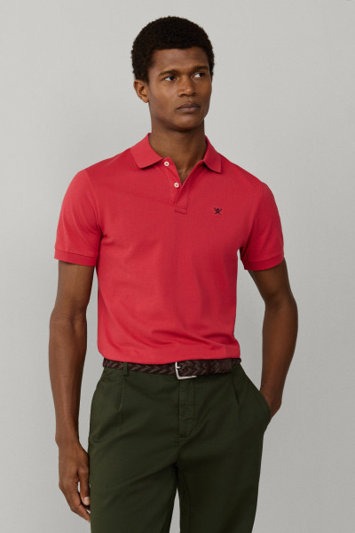 PÓLÓ HACKETT LONDON SLIM FIT LOGO - Kép 6