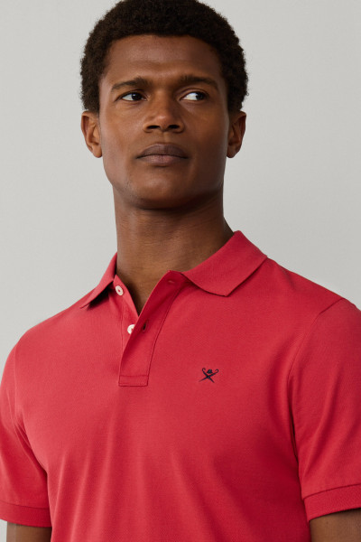 PÓLÓ HACKETT LONDON SLIM FIT LOGO - Kép 8