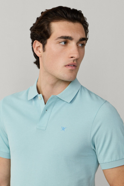 PÓLÓ HACKETT LONDON SLIM FIT LOGO - Kép 5