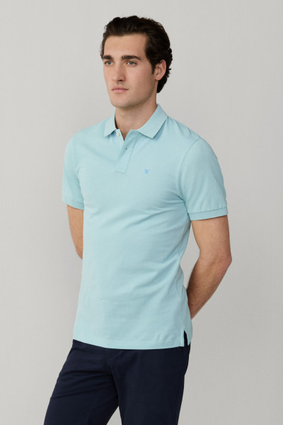 PÓLÓ HACKETT LONDON SLIM FIT LOGO - Kép 7