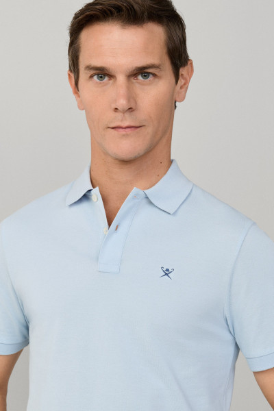 PÓLÓ HACKETT LONDON SLIM FIT LOGO - Kép 6