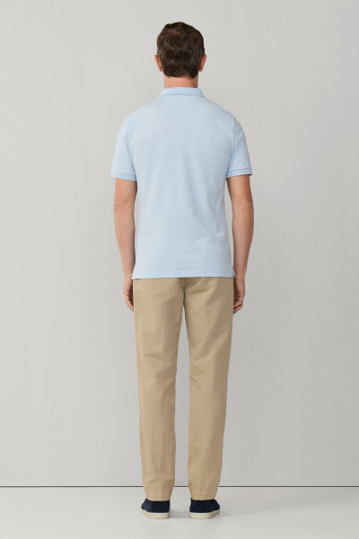 PÓLÓ HACKETT LONDON SLIM FIT LOGO - Kép 3
