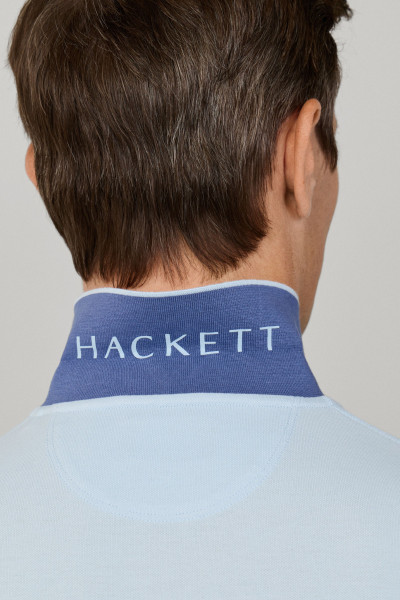 PÓLÓ HACKETT LONDON SLIM FIT LOGO - Kép 5