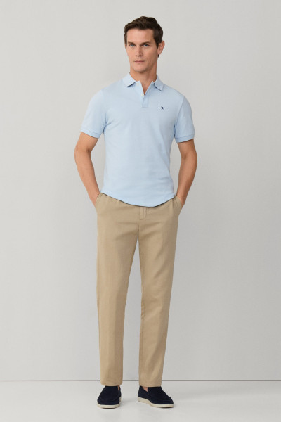 PÓLÓ HACKETT LONDON SLIM FIT LOGO - Kép 2
