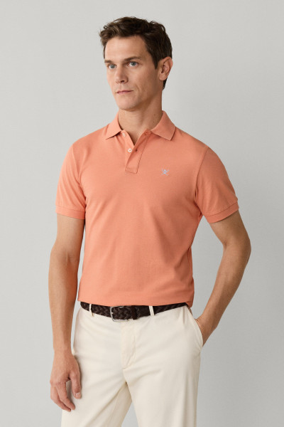 PÓLÓ HACKETT LONDON SLIM FIT LOGO - Kép 6
