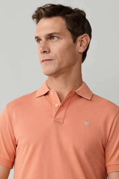 PÓLÓ HACKETT LONDON SLIM FIT LOGO - Kép 4