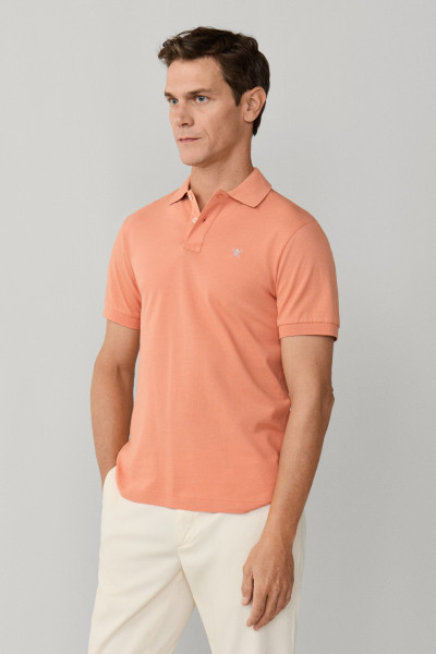PÓLÓ HACKETT LONDON SLIM FIT LOGO - Kép 7